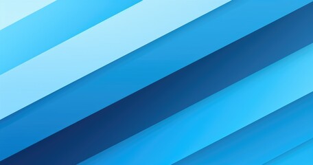 Fototapeta premium Blue background with diagonal stripes of different shades, each striped in a modern geometric pattern.