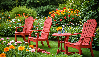 Obraz premium Le jardin d'été