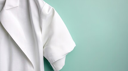 White blazer, close-up, simple, elegant