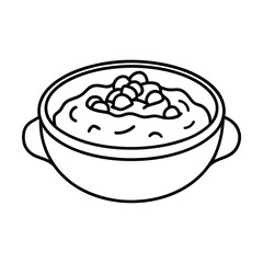 simple goulash line drawing 