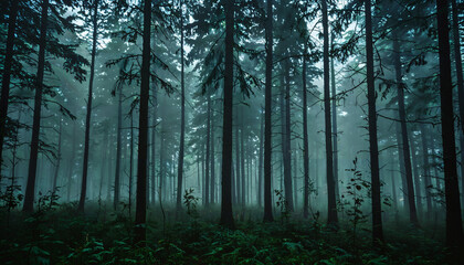 Fototapeta premium Le mystère de la forêt