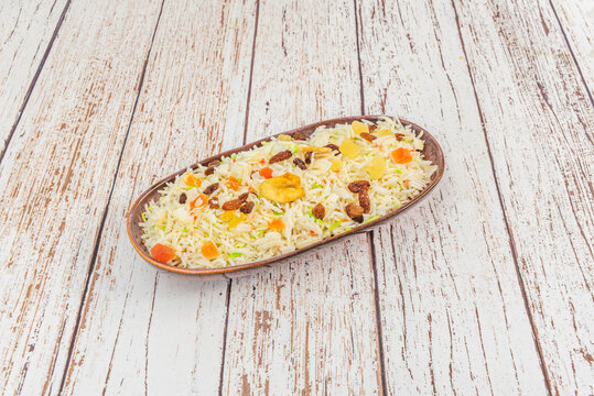 Kashmiri rice, as part of the local cuisine, is a staple dish in Kashmiri culinary culture