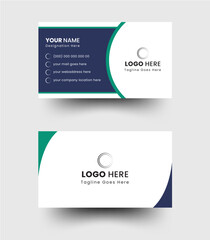 Corporate Business Card, Business card design template, Clean professional business card template, visiting card, business card template. 