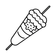 vector illustration of a syringe