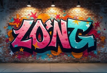 vibrant urban graffiti creative typography unique design colorful expression street art wall visuals, letters, fonts, paint, graphic, texture, tag, artist, mural, city