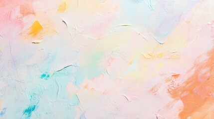 Obraz premium Colorful abstract painting with soft pastel hues
