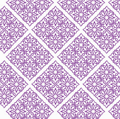 seamless pattern with floral pattern, seamless geometric pattern, repeating diamond shapes, symmetrical floral or star-like motif, traditional malay pattern, Malay traditional art or textile patterns,