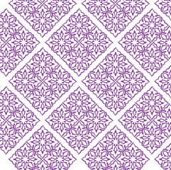 seamless pattern with floral pattern, seamless geometric pattern, repeating diamond shapes, symmetrical floral or star-like motif, traditional malay pattern, Malay traditional art or textile patterns,