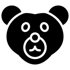 bear solid icon