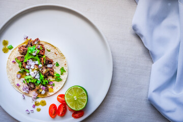 Beef Tongue Taco