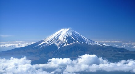 Landscape illustration anime style background, 