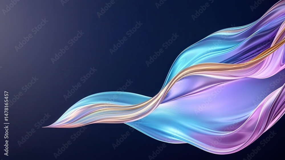 Poster elegant iridescent abstract fluid waves background background fluid iridescent elegant design wave