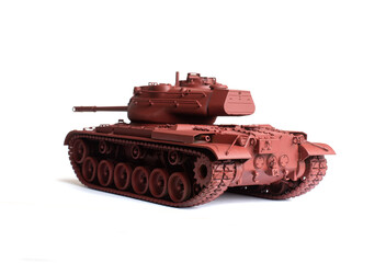 Scale model of old vehicle