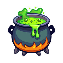A cute green cartoon frog character, possibly a prince, humorously interacts with a pot