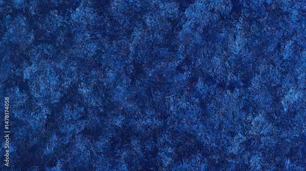 Poster deep indigo textured surface pattern.