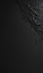 Fototapeta premium Abstract black textured surface, ideal for artistic compositions , dark background, illustration, pattern