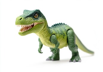 green iguana on white background