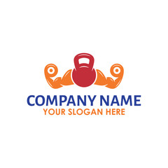 Fototapeta premium fitness gym logo design vector