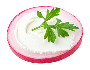 Radish with Cream Cheese