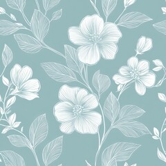 seamless floral background