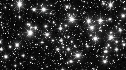 Fototapeta premium Cosmic expanse of glittering starlight.