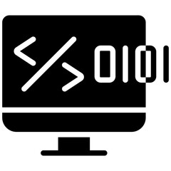 programmer solid icon