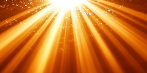 Naklejka premium Sunlight rays radiating from a central point