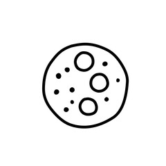 hand drawn immune cell icon