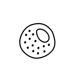 hand drawn immune cell icon