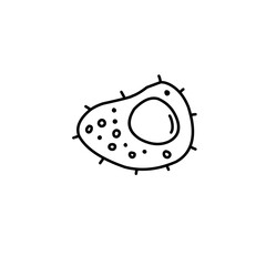hand drawn immune cell icon