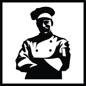 recommend clip art: Chef with Rolling Pin Silhouette