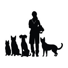 Veterinary Clinic Silhouette Clipart