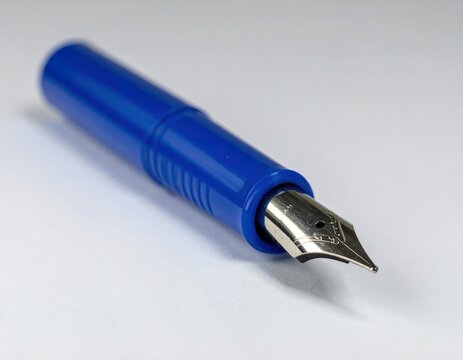 una plumilla de tiro de color azul
