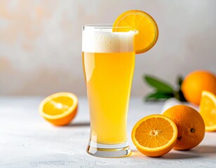 Fototapeta premium 白ビールの爽やかさ