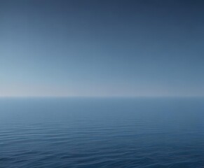 Fototapeta premium Subtle light blue to deeper blue gradient, reminiscent of a calm ocean's surface , soothing, visual, nature