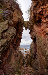 弁慶のはさみ岩