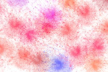 カラフルな飛沫の背景