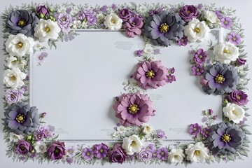 darkgrey violet color and white color paper