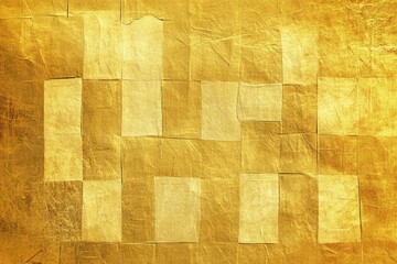 Fototapeta premium Gold leaf patchwork texture