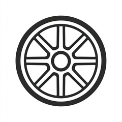 Obraz premium Wheel Icon