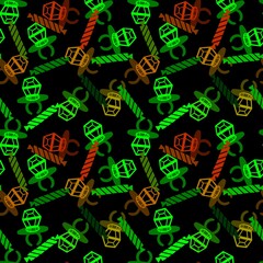 Sugar candy rings seamless retro pattern for wrapping paper and fabric and linens and kids clothes print