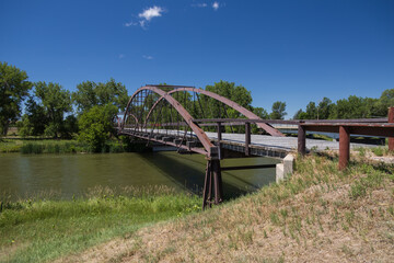 Obraz premium Fort Laramie Bridge, Wyoming