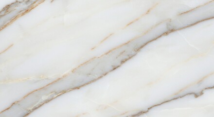 Elegant white marble texture background with natural gold veins pattern