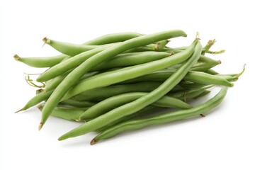 Fototapeta premium Fresh green beans, a healthy and delicious vegetable.