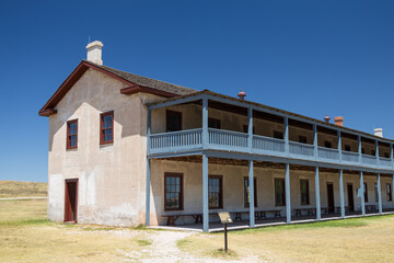 Historic buildings at Fort Laramie, Wyoming