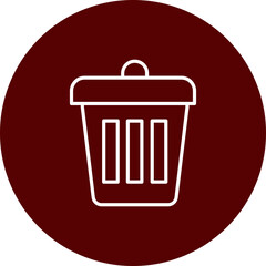 Junk  Brown Circle  Icon Design