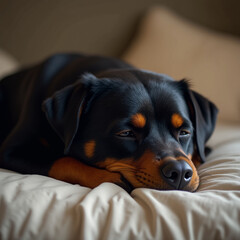 rottweiler portrait