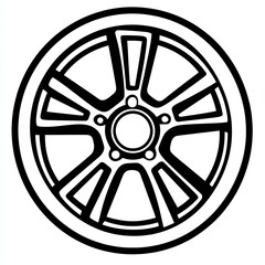 Obraz premium Car Wheel Design