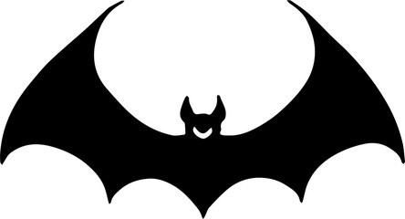 black and white halloween bat