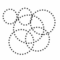 Seamless circle dots pattern. Abstract vector minimalist background. Modern ornament. Simple circular wallpaper. Seamless Circle Pattern. Contemporary Textile Ornament. Simple Circle Wallpaper